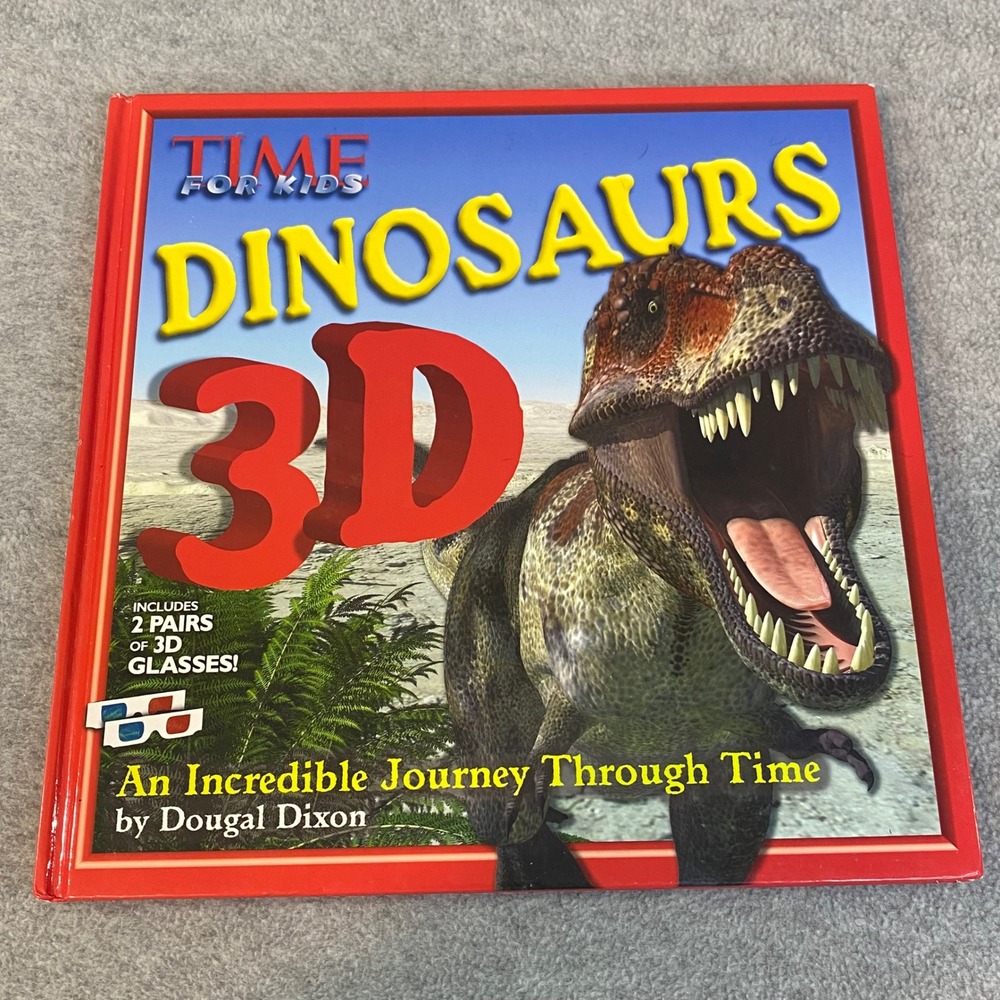 TIME For Kids Dinosaurs 3D Book Kids‎ Hardcover by Dougal Dixon Learn Jurassic